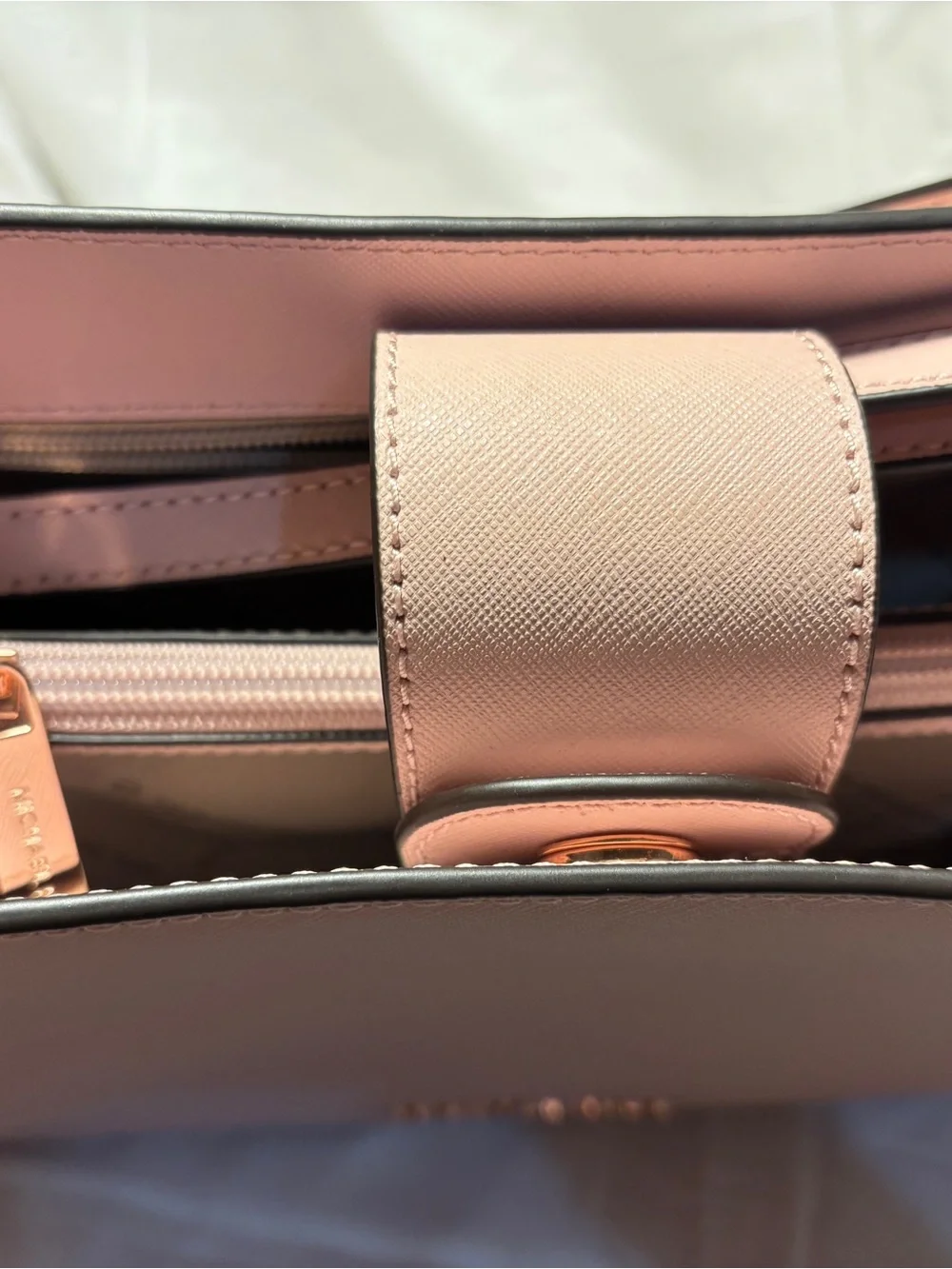NWOT Michael Kors Blush Saffiano Leather Satchel